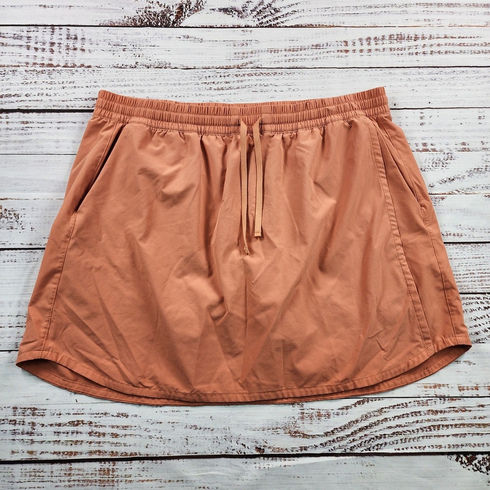 Patagonia Fleetwith Skort Womens XL Sienna Clay Orange Athletic Skirt 58636